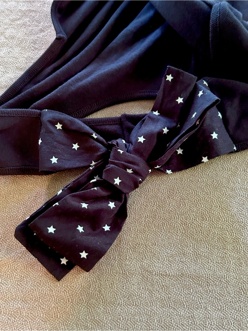 Tommy Hilfiger Tank Top w/ Shoulder White Star Bow V-Neck Navy Cotton Women’s M - Picture 5 of 14